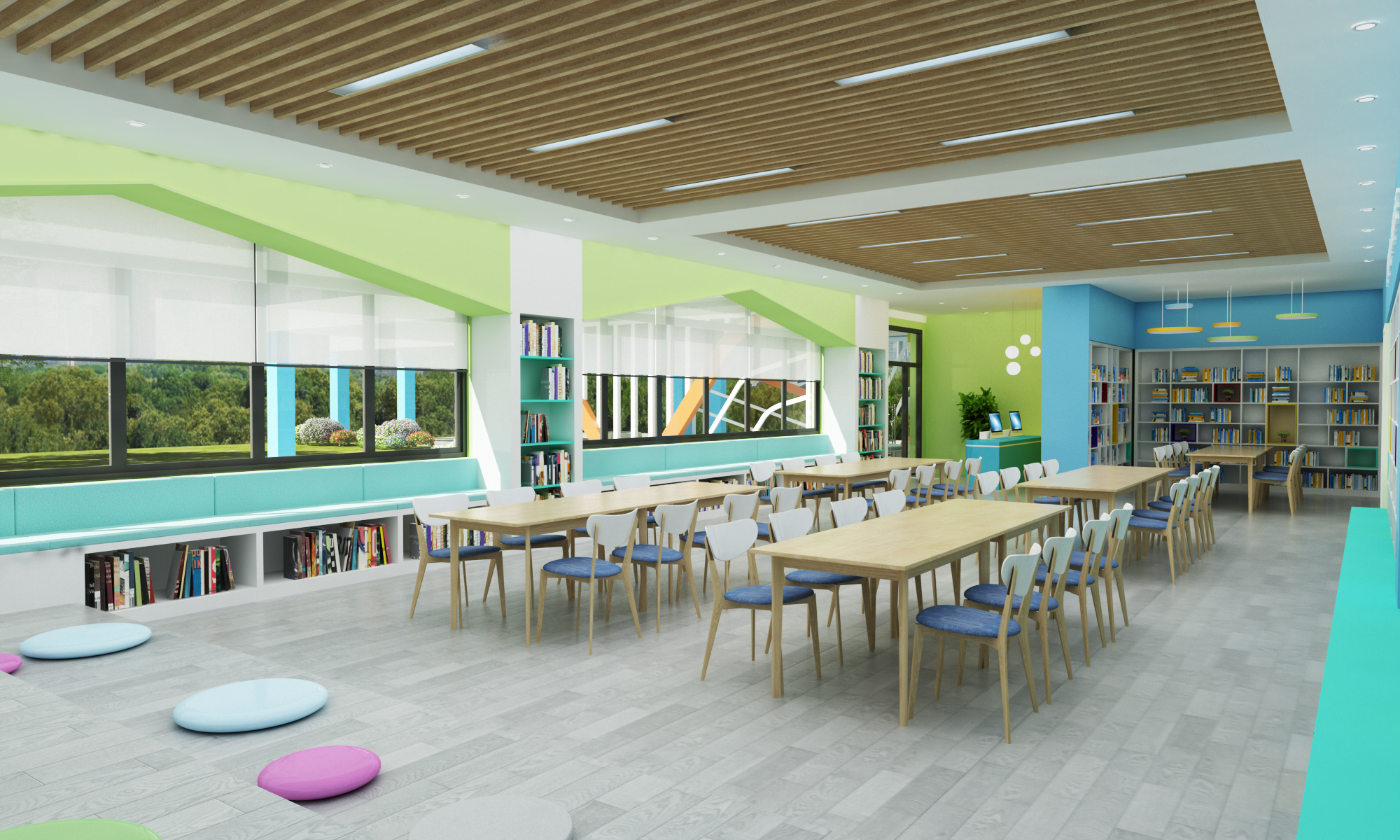 小学图书馆设计-3