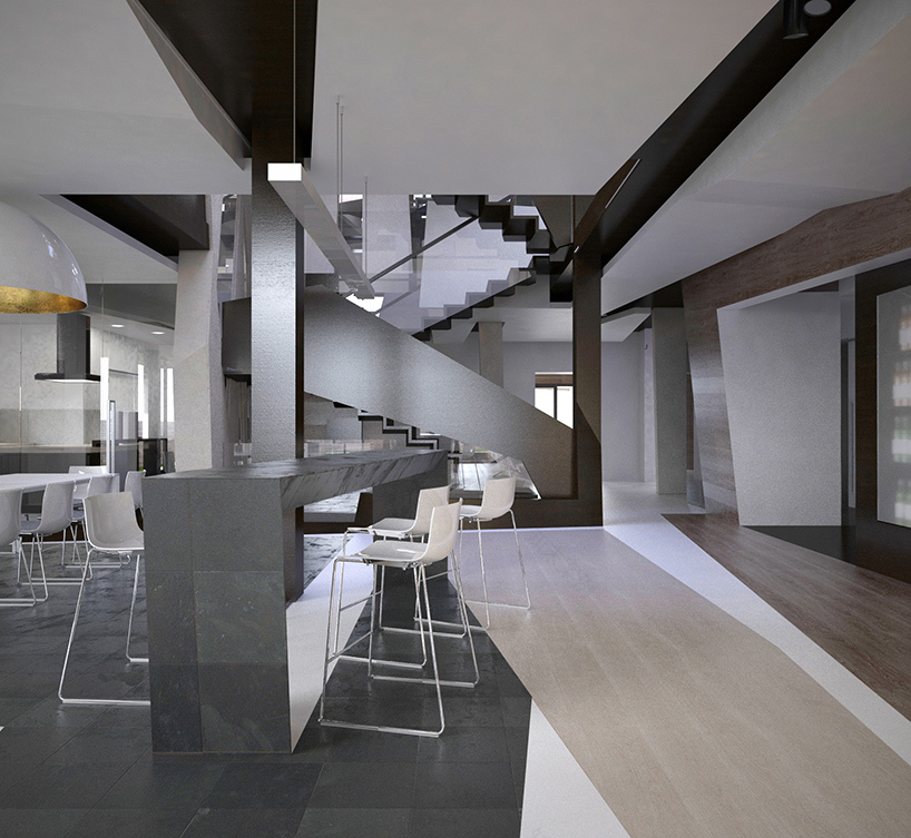 莫斯科 Setun River House 别墅翻新,打造自然与现代化的和谐空间-37