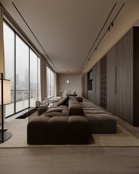 现代起居用餐空间丨阿联酋迪拜