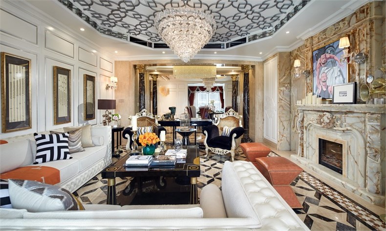 280㎡江苏太仓上海公馆样板房设计  Pin Design致品空间-14