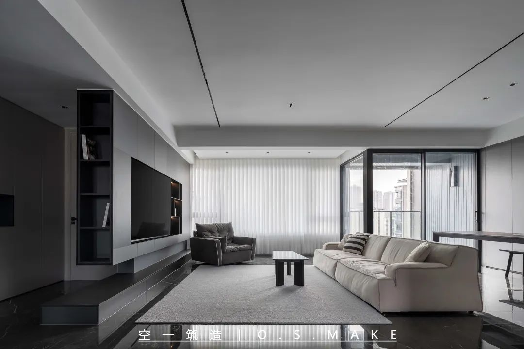 现代极简之家丨中国重庆丨空一筑造-59