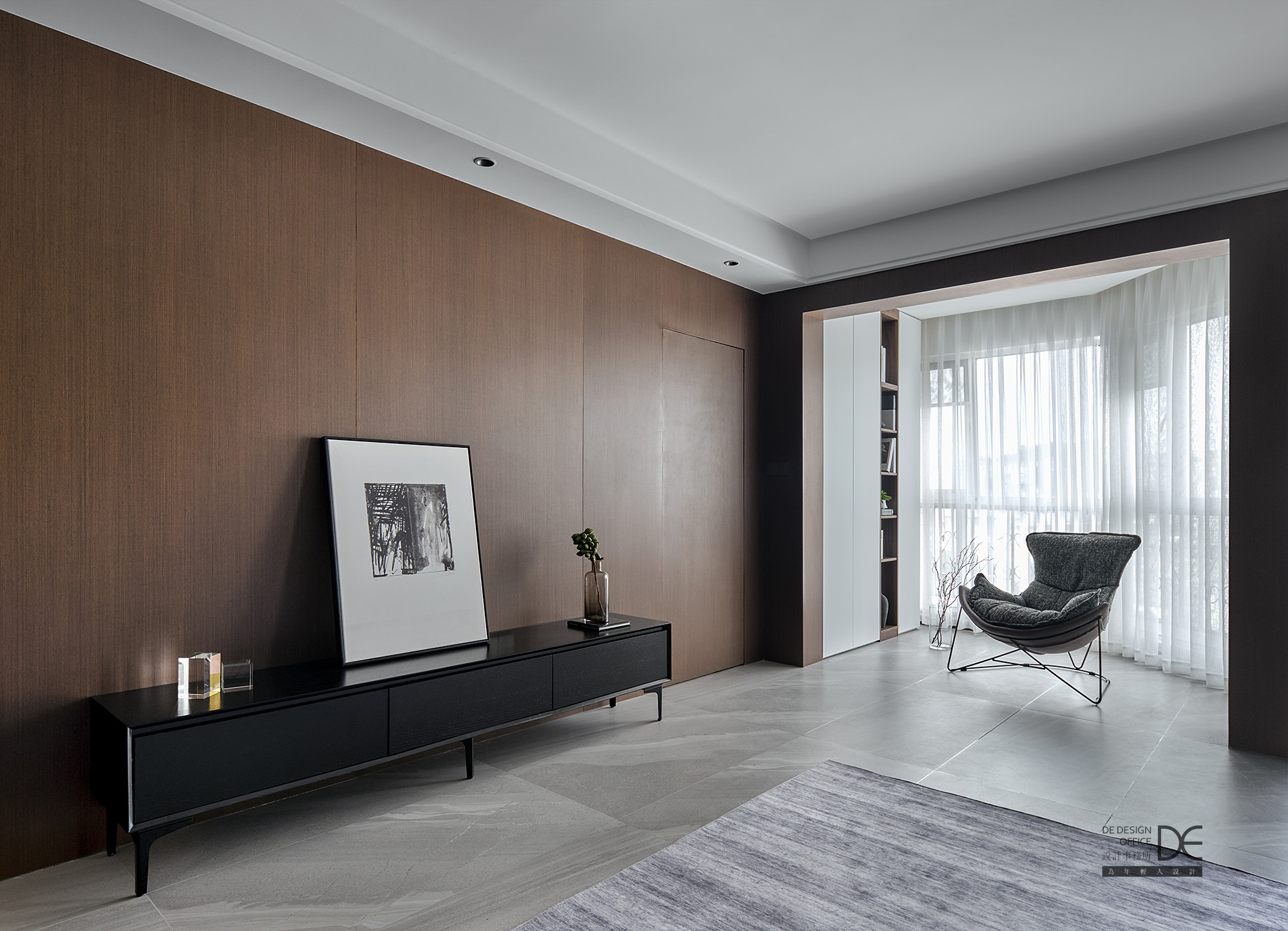 DE实景 · 997期 | 83㎡异形空间，如何装出“大”的感觉？-32