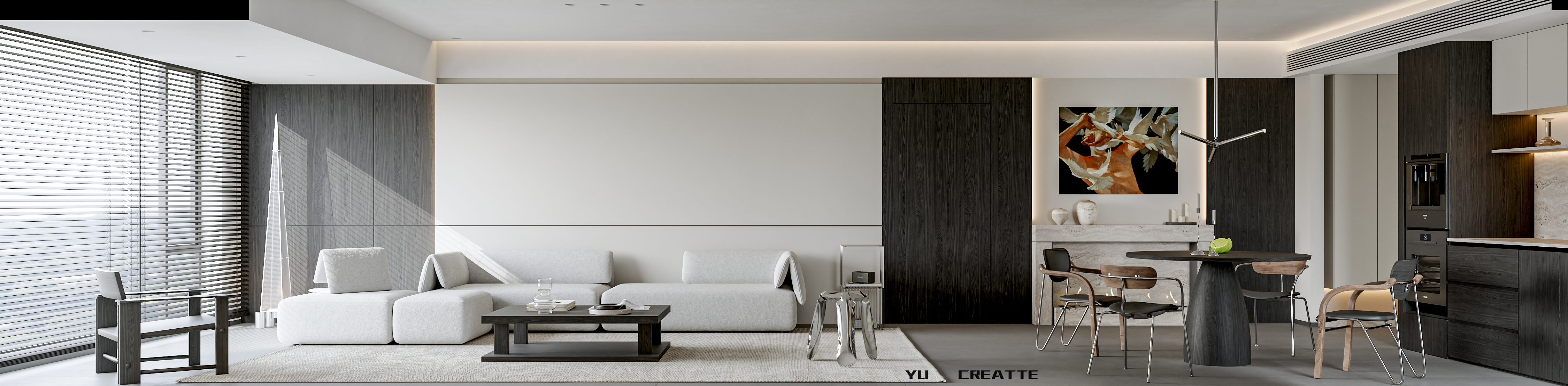 现代意式客餐厅主人房丨近期表现-8