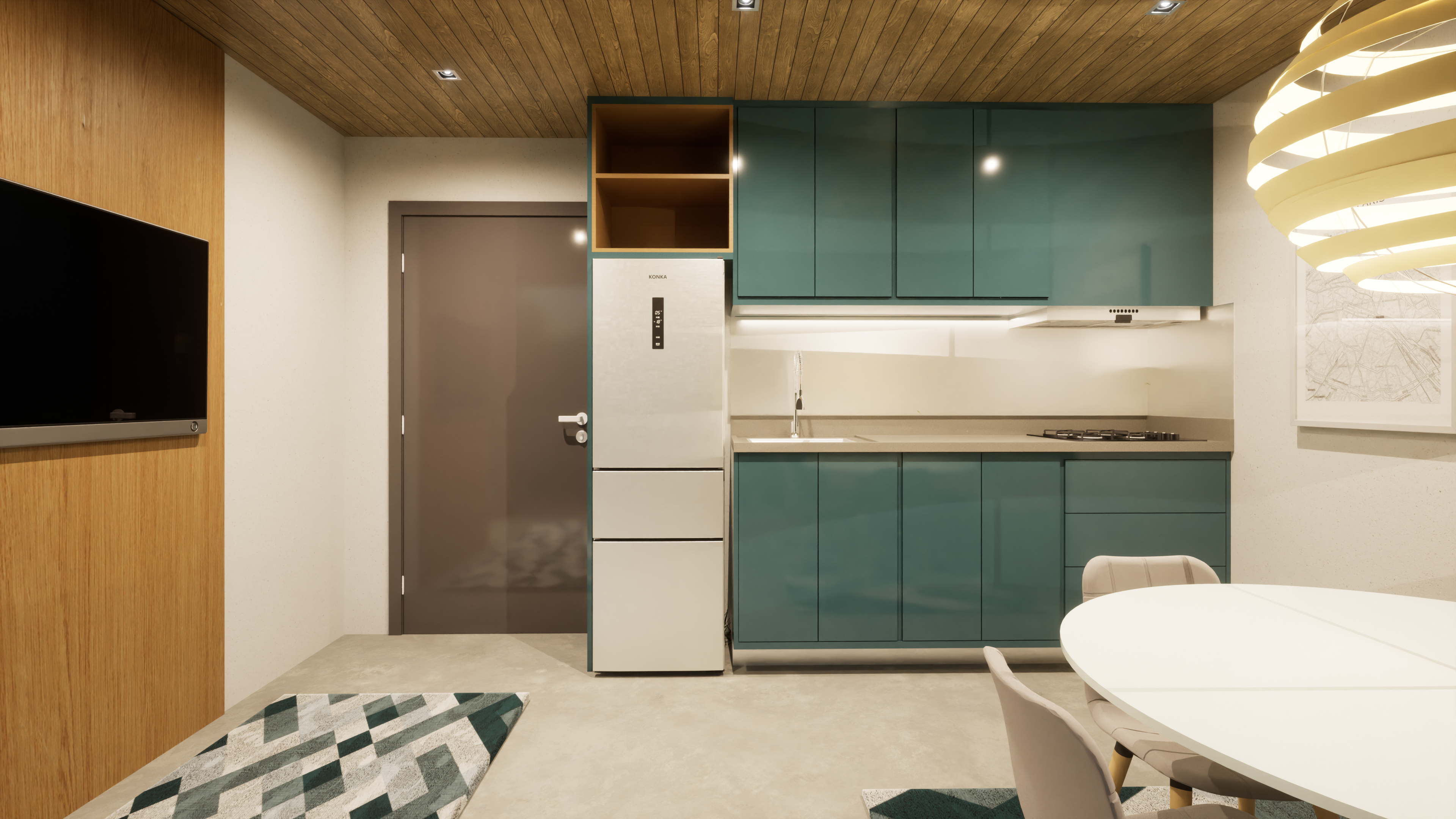 Chalé moderno na serra-25