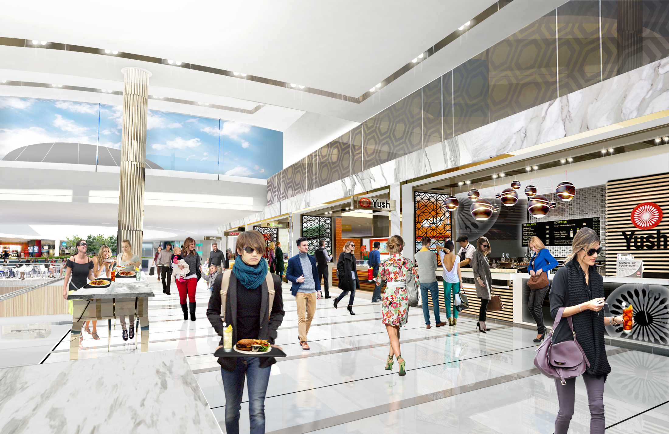 美国商城扩张及 JW 万豪酒店设计-9