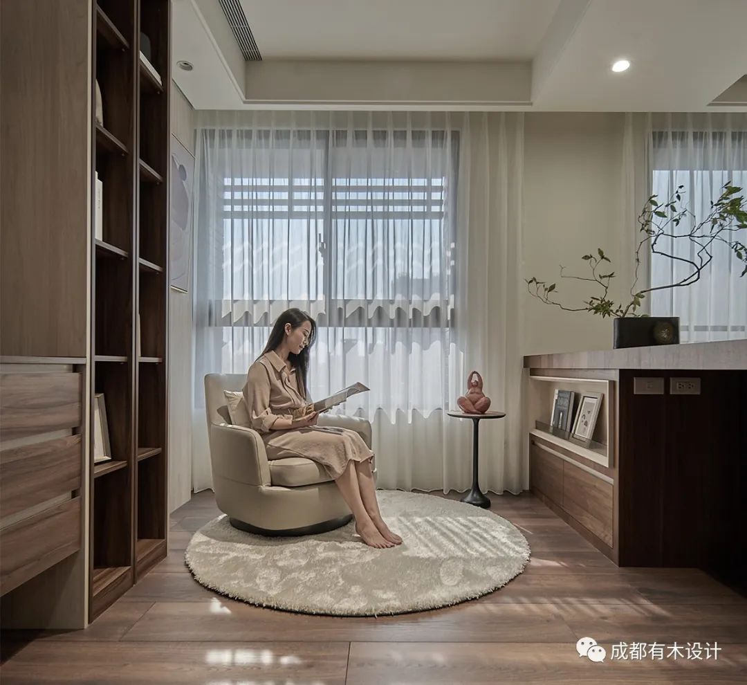 东方侘寂美学 · 老夫妻悠然沉静的退休宅丨YOU MU DESIGN-35