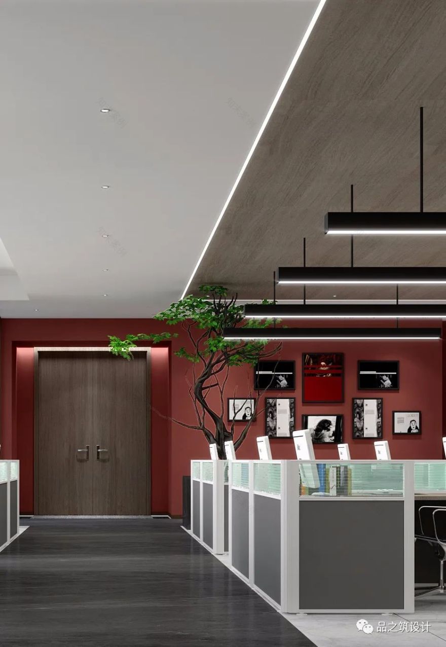 现代风办公空间设计,还原生活本质-23