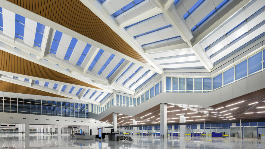 Qingdao Cruise Terminal's angular facade references boats' sails-16