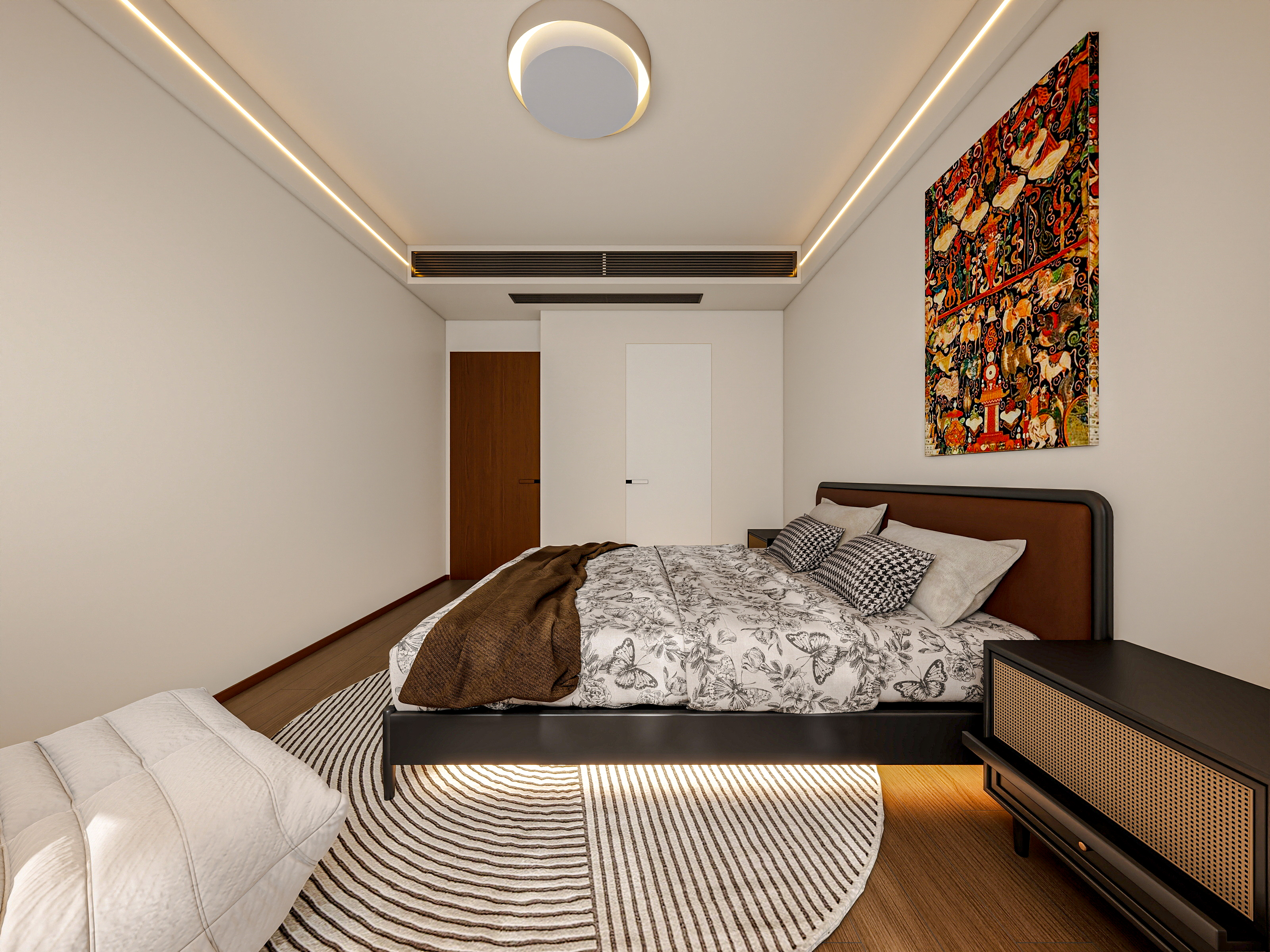 四川岳池雍合湾（180平方中古风三居室）-23