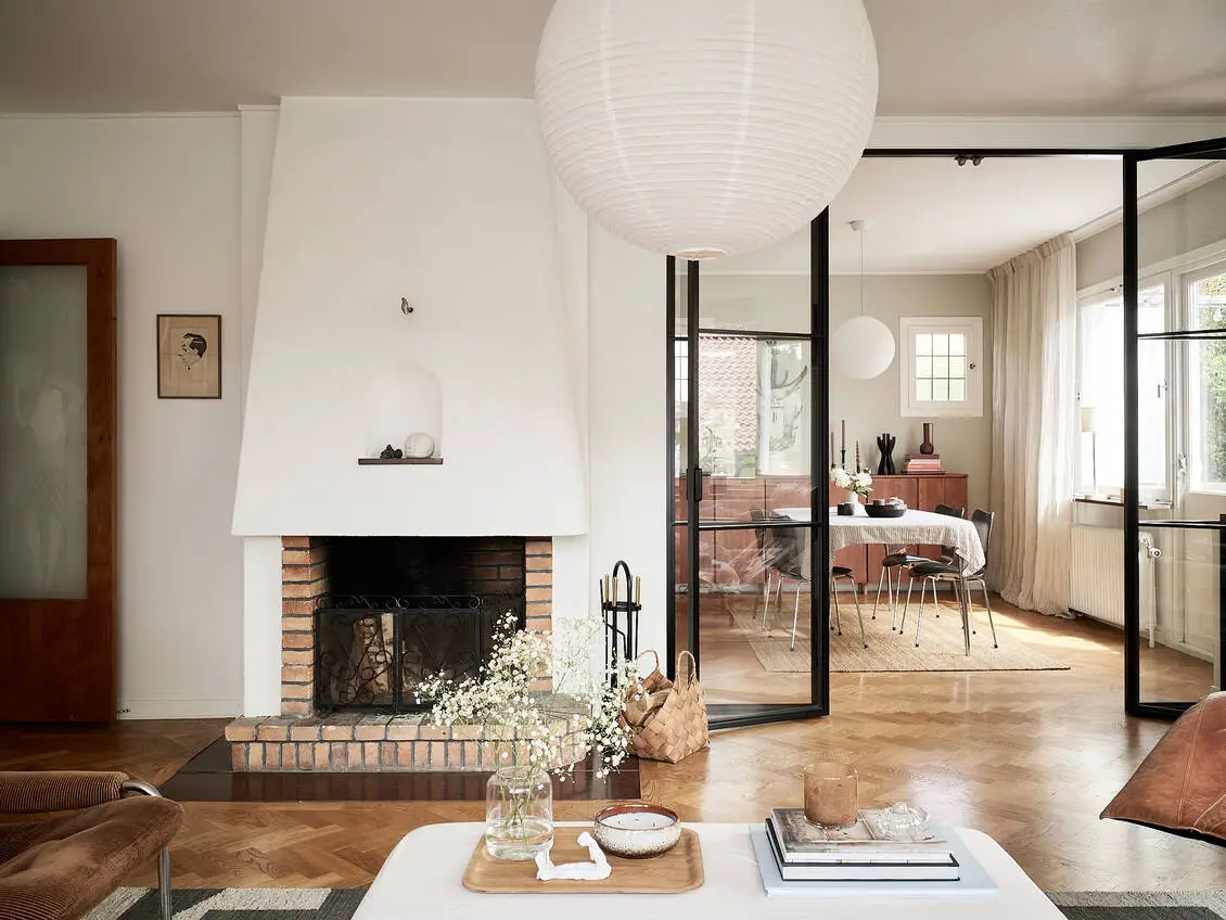 40 年代哥德堡公寓的优雅斯堪的纳维亚设计-8