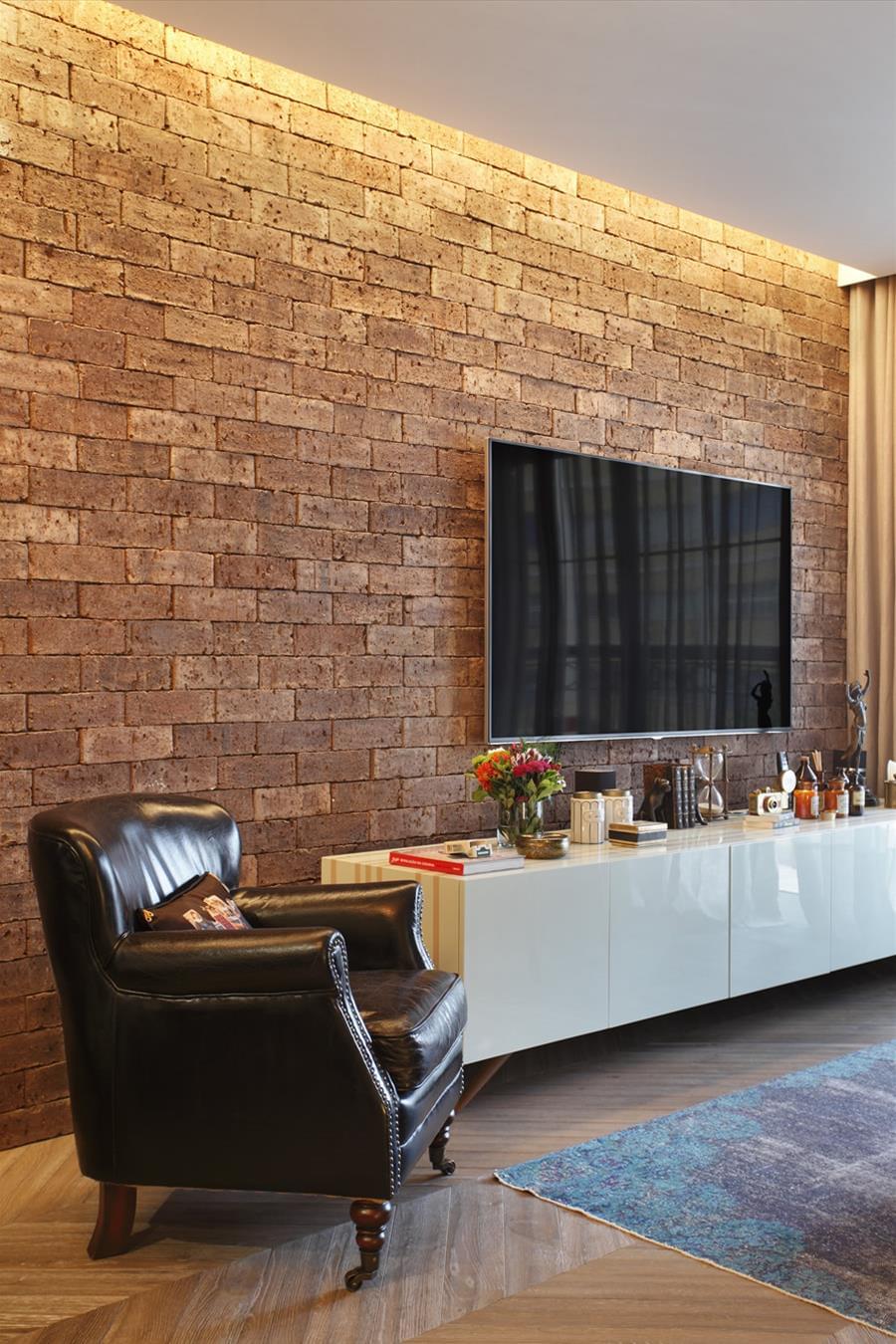 巴西圣保罗 Jardins 区 80 平米复古公寓设计-7