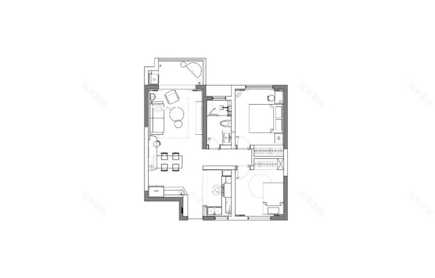 STONE 那一度灰——水泥质感的灰色空间设计-51