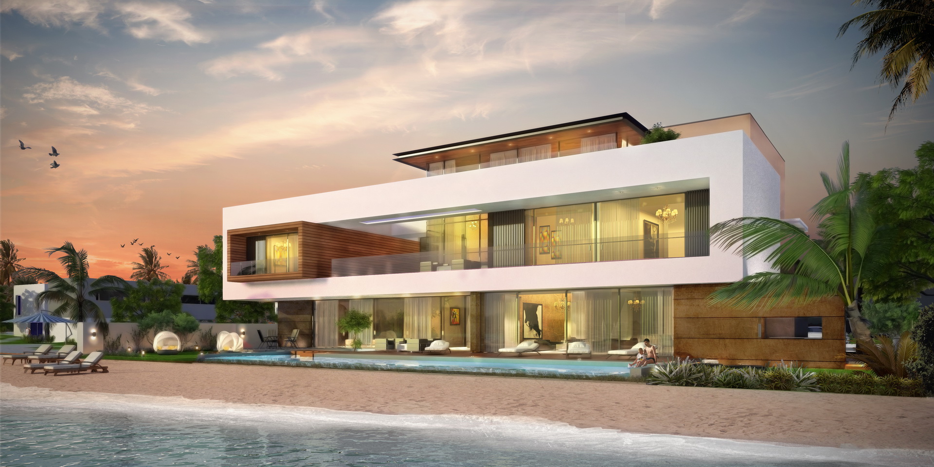 迪拜棕榈朱美拉社区别墅设计-18