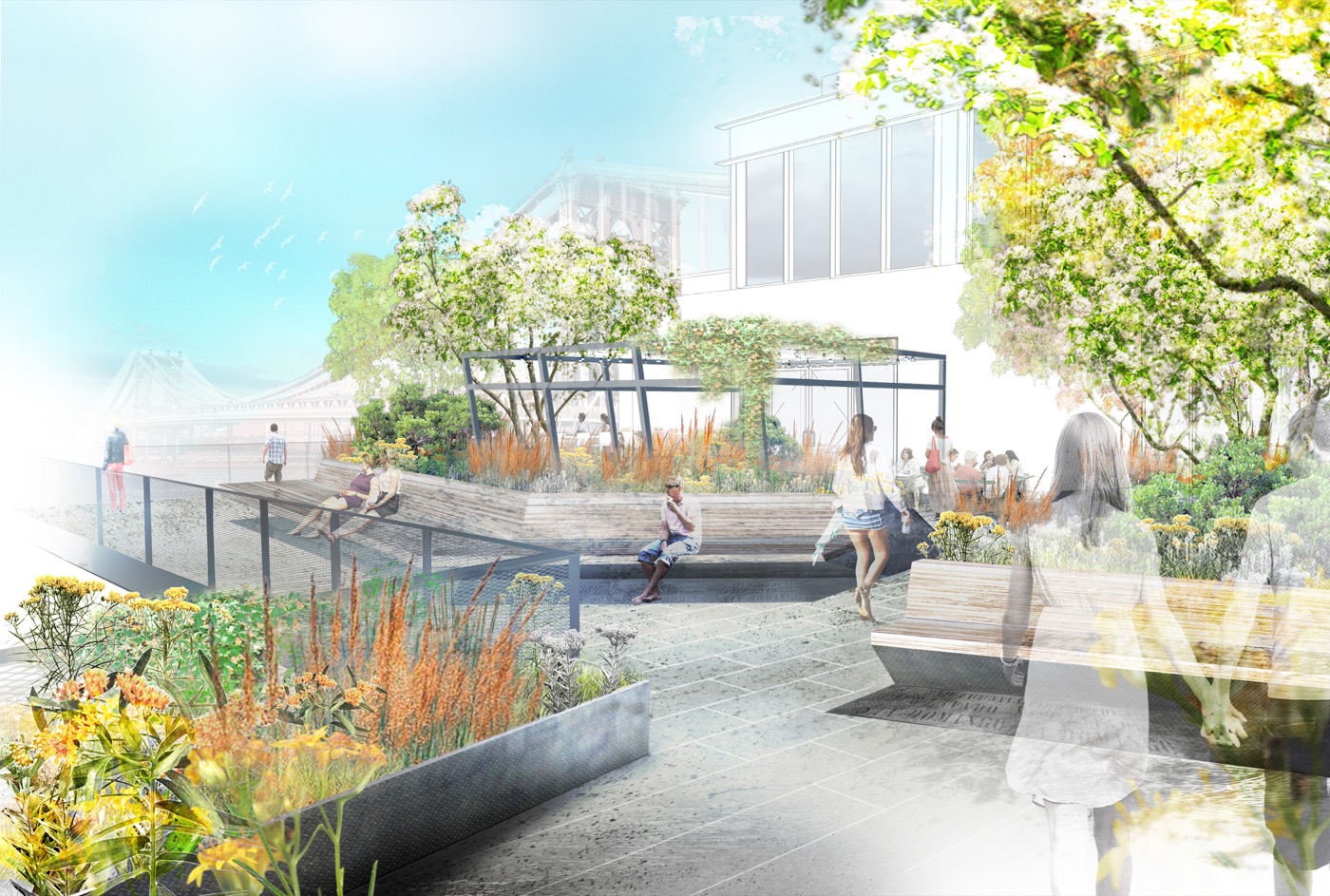 纽约布鲁克林大桥公园 Empire Stores 改造丨美国纽约丨Future Green-9