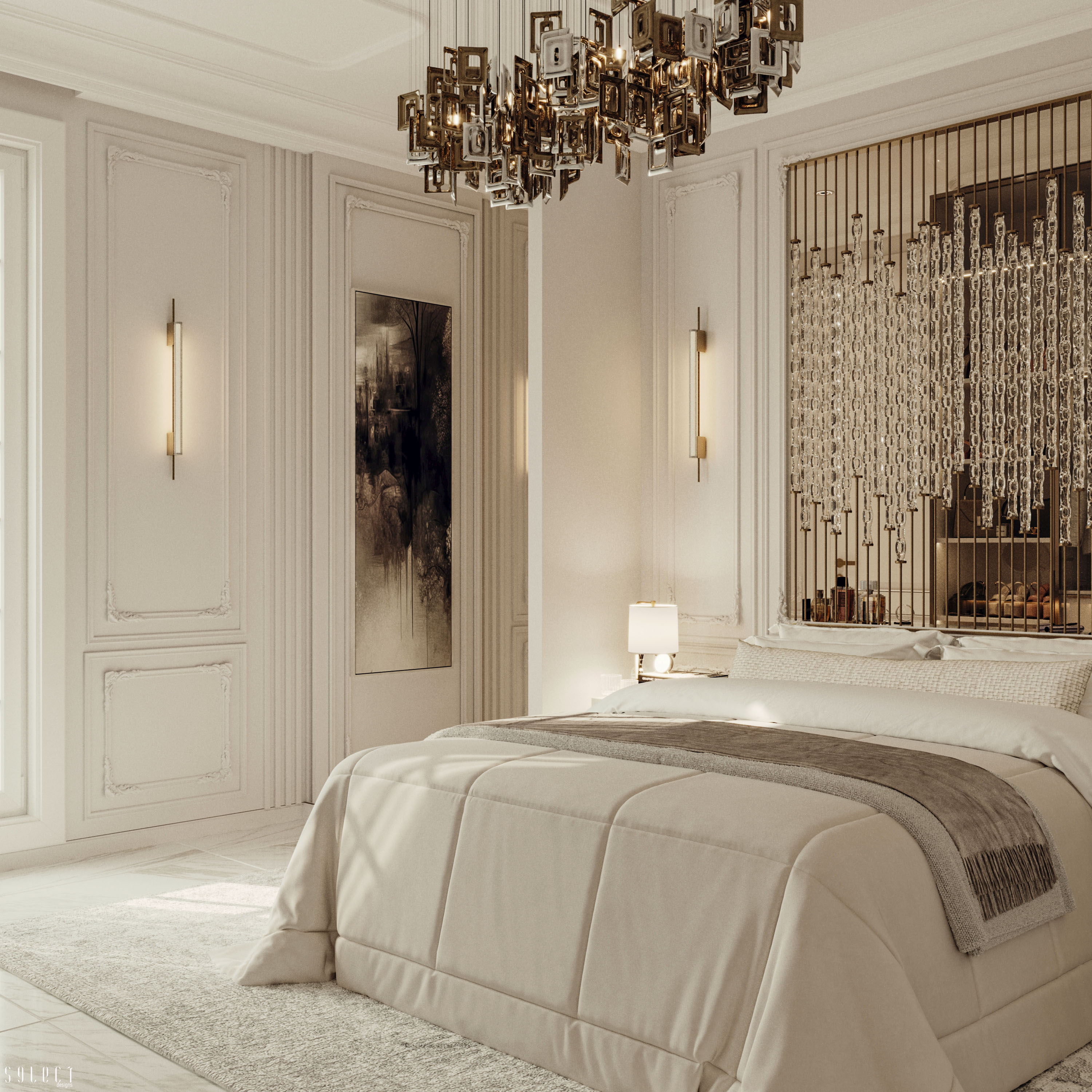 badroom with (dressingroom and bathroom)-2