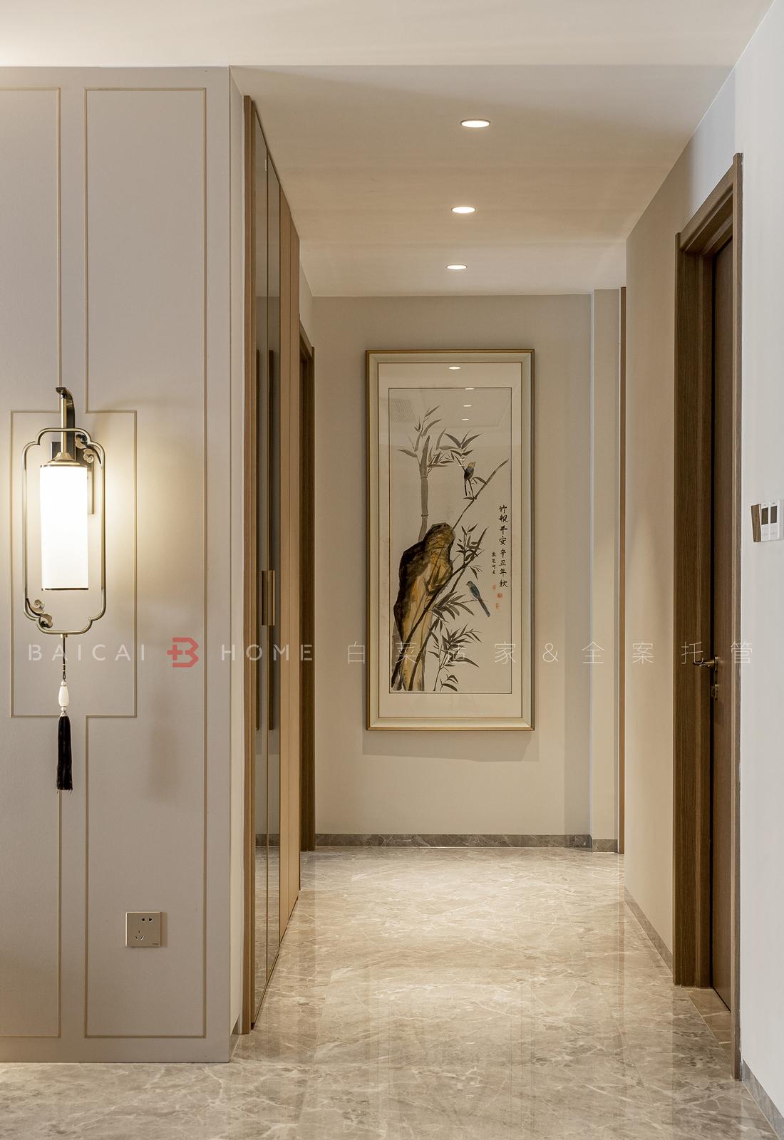 珠海板樟山新中式家居，三代同堂的东方美学之家-43