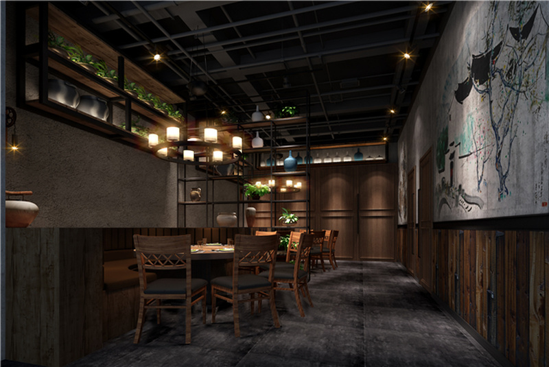 龙岗餐厅设计 龙岗餐馆设计 龙岗餐饮店设计装修公司-4