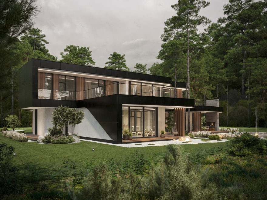 КП Истринский лес 500м²别墅项目丨ARXY工作室-16