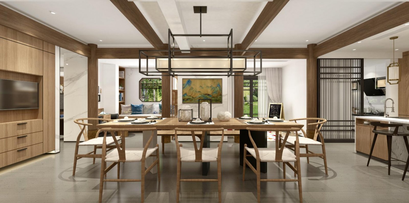 风雅居 | 原木重塑空间气场-2