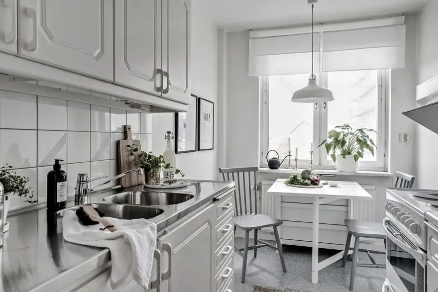 现代简约,绿色生活 | 两套不同面积的 Scandinave 风格公寓设计-29