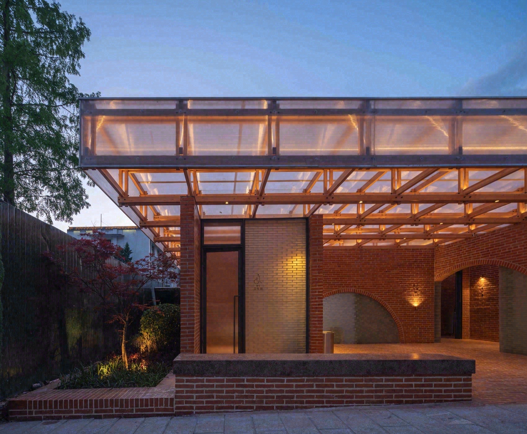 留坝老街红砖公厕丨中国汉中丨尌林建筑设计事务所-18