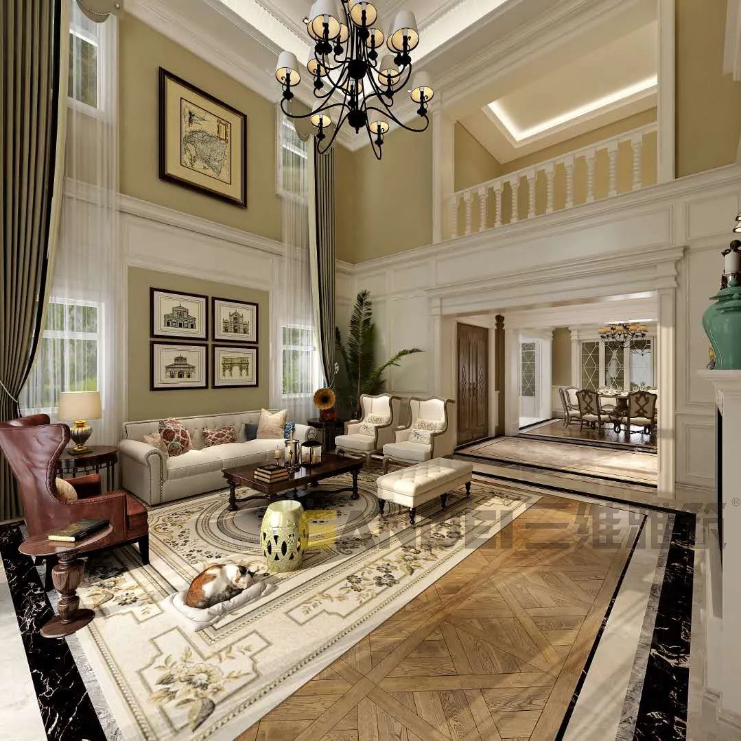 别墅挑空客厅设计，让空间更明亮开阔-8