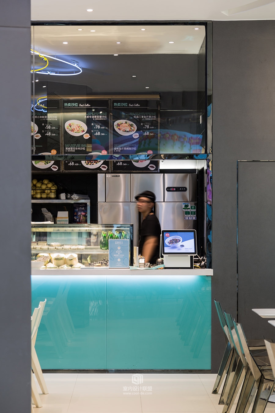 华空间设计--好色派沙拉,只为更出色，深圳海岸城店-43