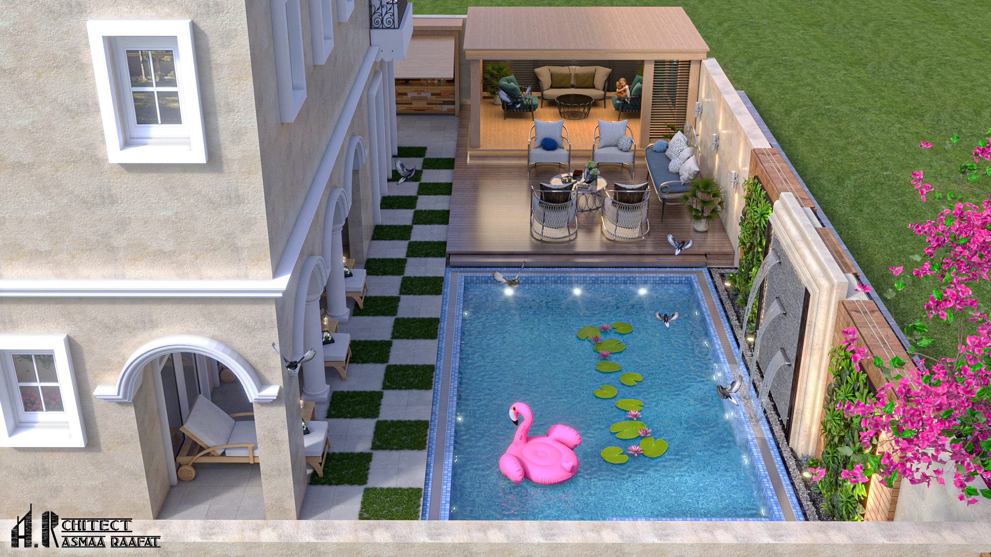 VILLA LANDSCAPE AT HYDE PARK, NEW CAIRO-3