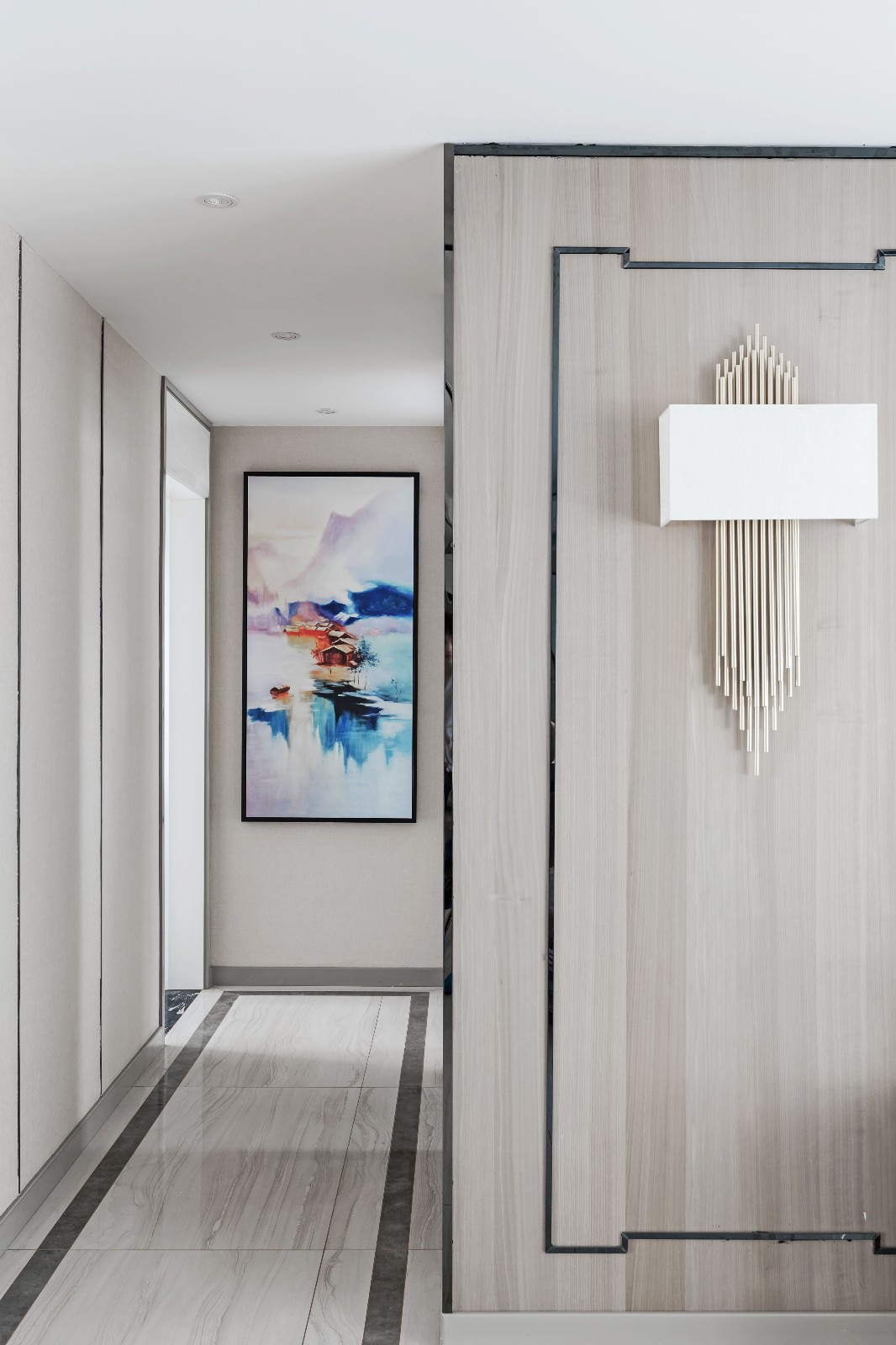 灰色调低调现代住宅，优雅大气的空间感-10