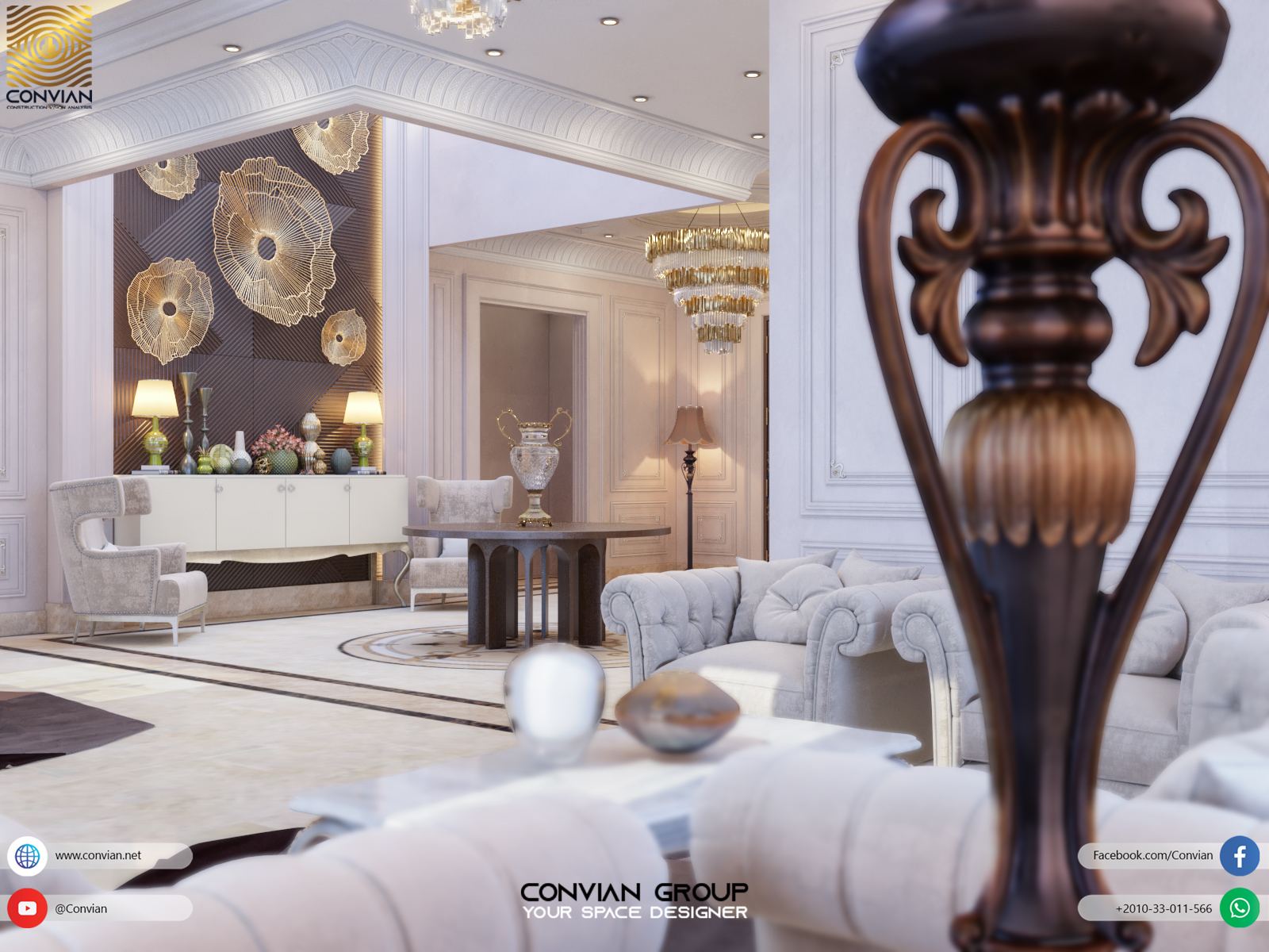 Neo-Classic Villa Reception-3