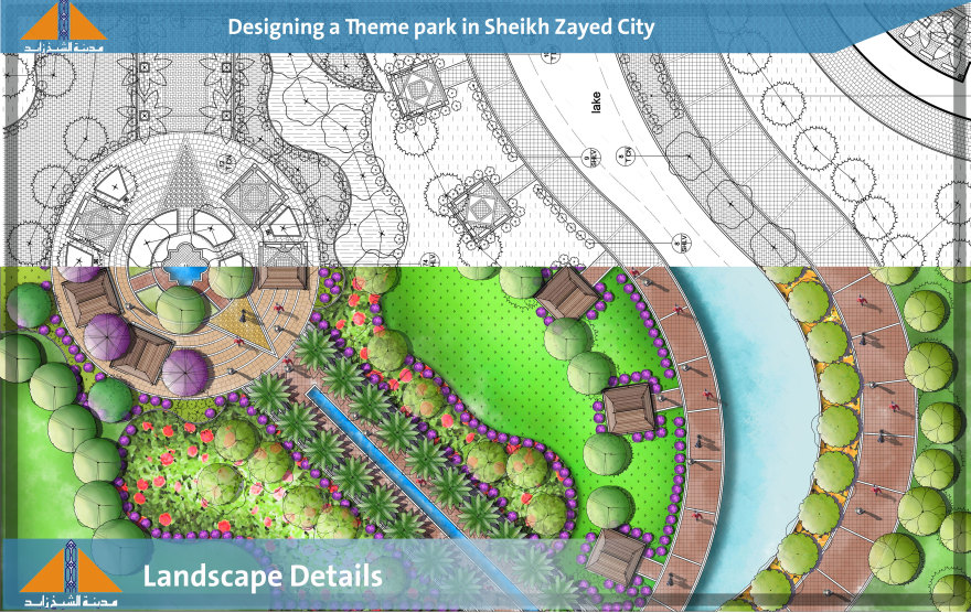 谢赫扎耶德城主题公园景观设计丨埃及-16
