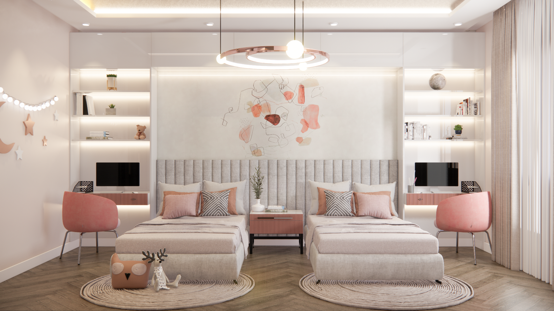 女孩房间丨I N T E G R A T E D + OFFICE-7