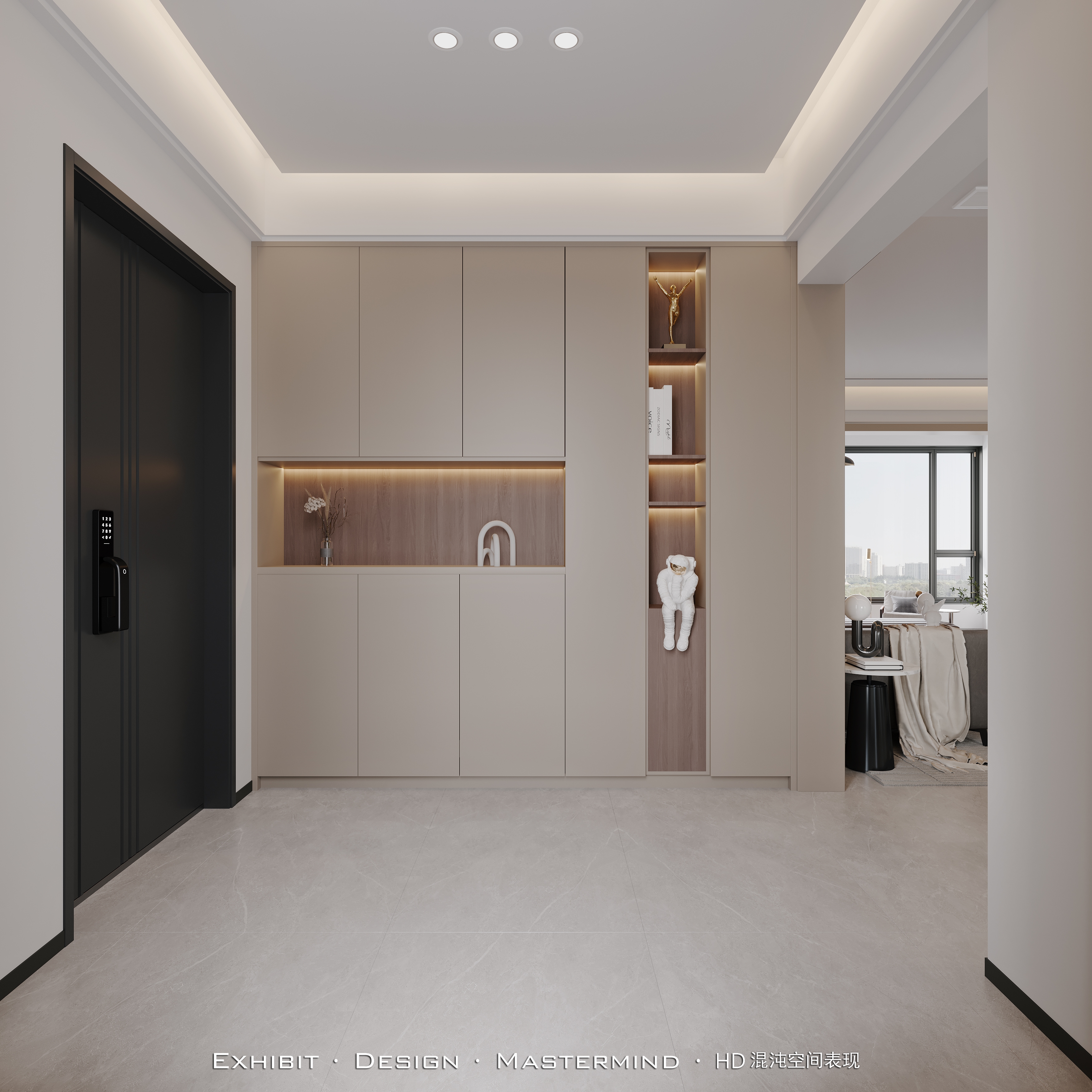 新作首发 现代 客餐厅×混沌空间视觉表现-0