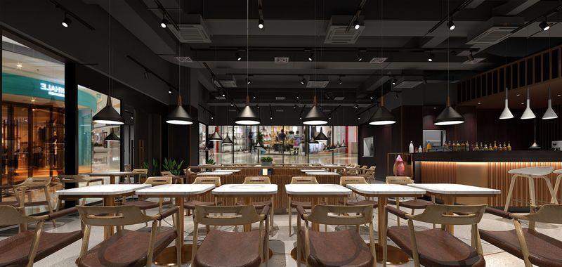 融合火木石的烧烤店设计-17