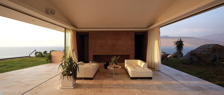 秘鲁悬崖边的度假别墅，融入本土元素的现代设计-10