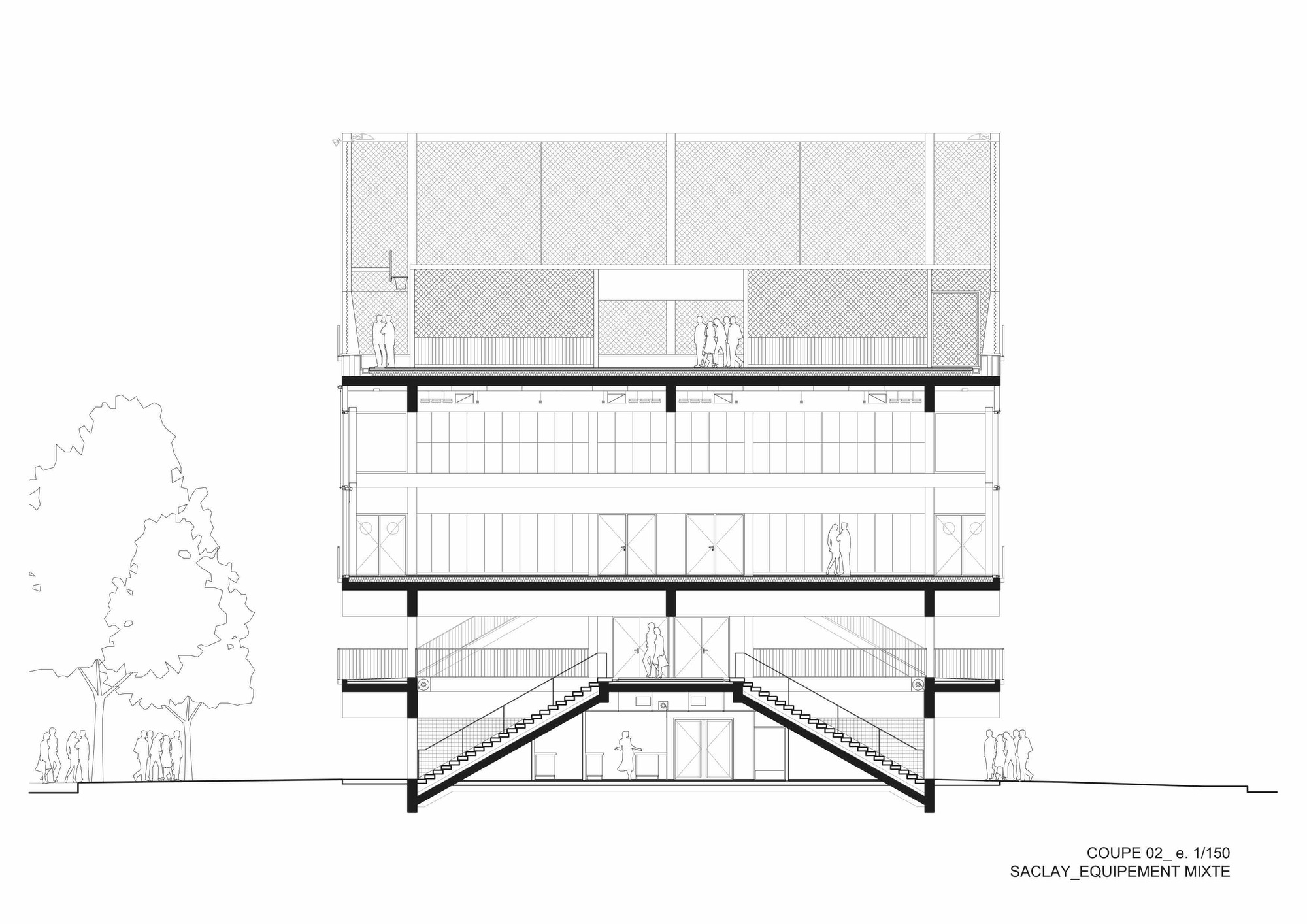 公共冷却器 | 巴黎萨克莱新校区的共享空间-52