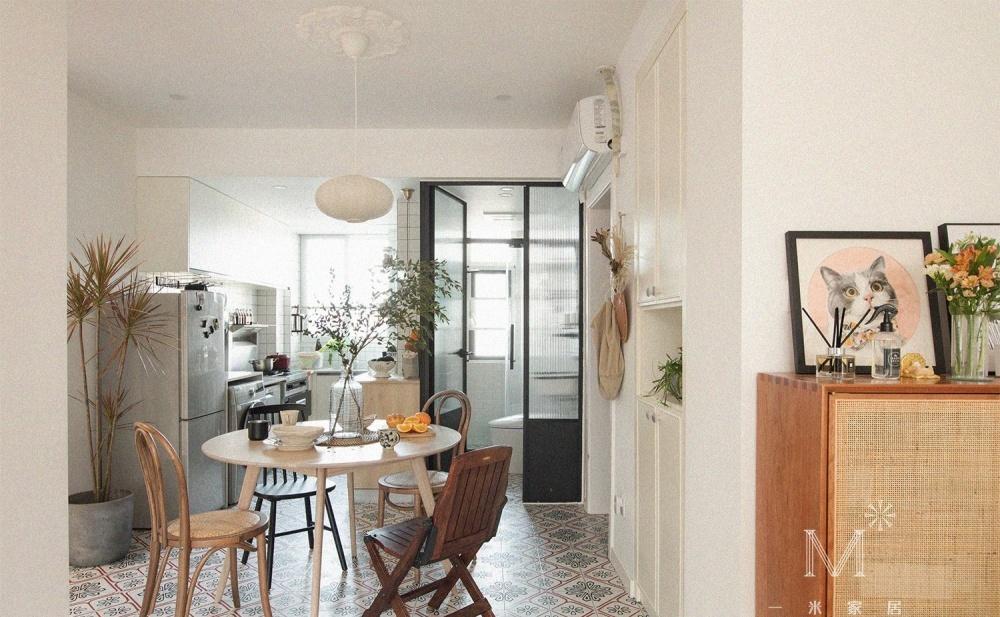 平层丨【一米家居】75㎡自然混搭-12