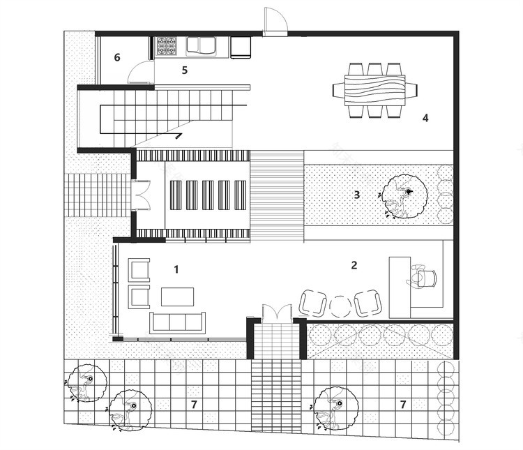 爪哇民族风与现代元素碰撞的和谐办公空间-15