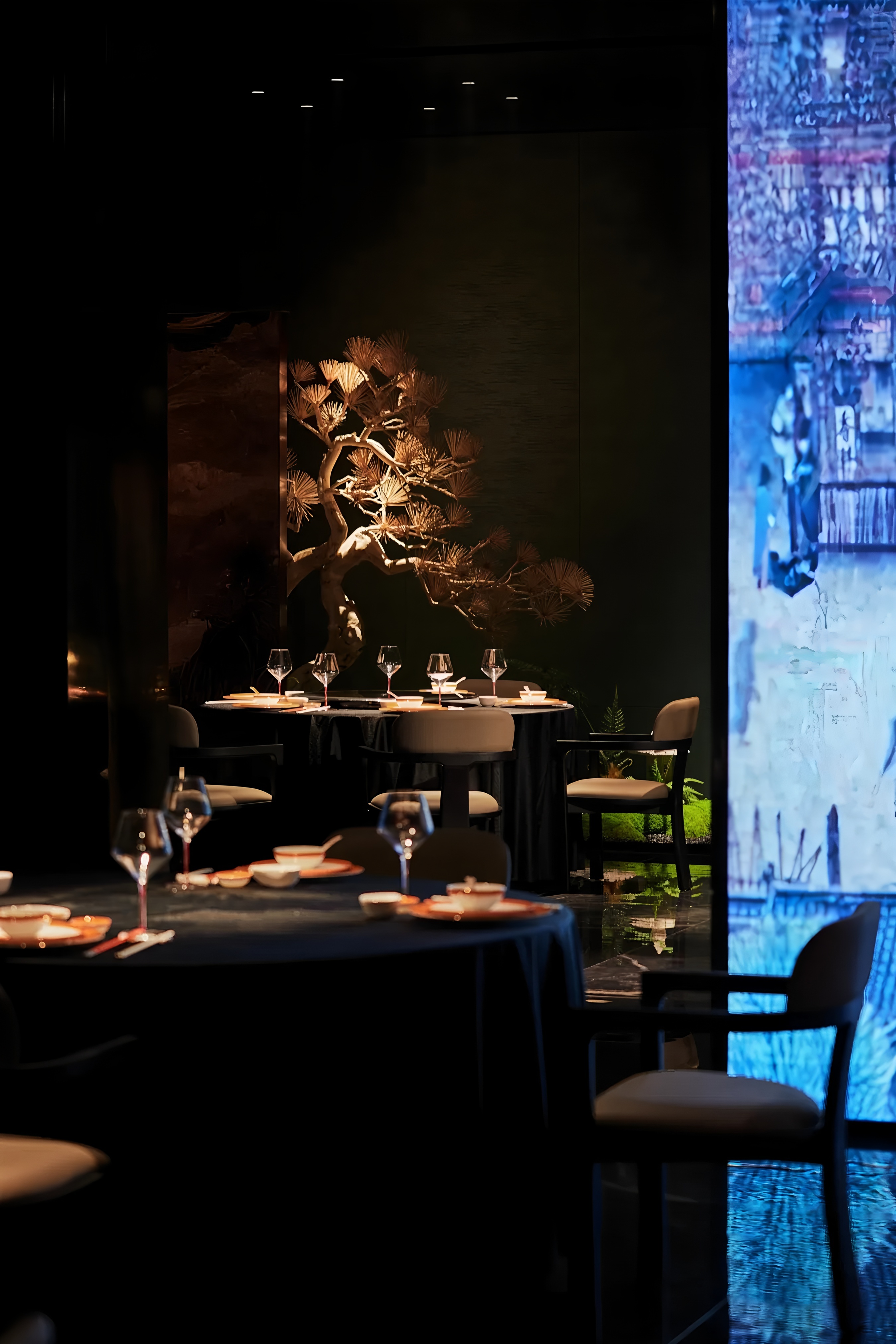 浙江义乌铂金港澳门海鲜姿造餐饮丨中国金华丨构造空间设计,森川设计,春晓软装设计-23