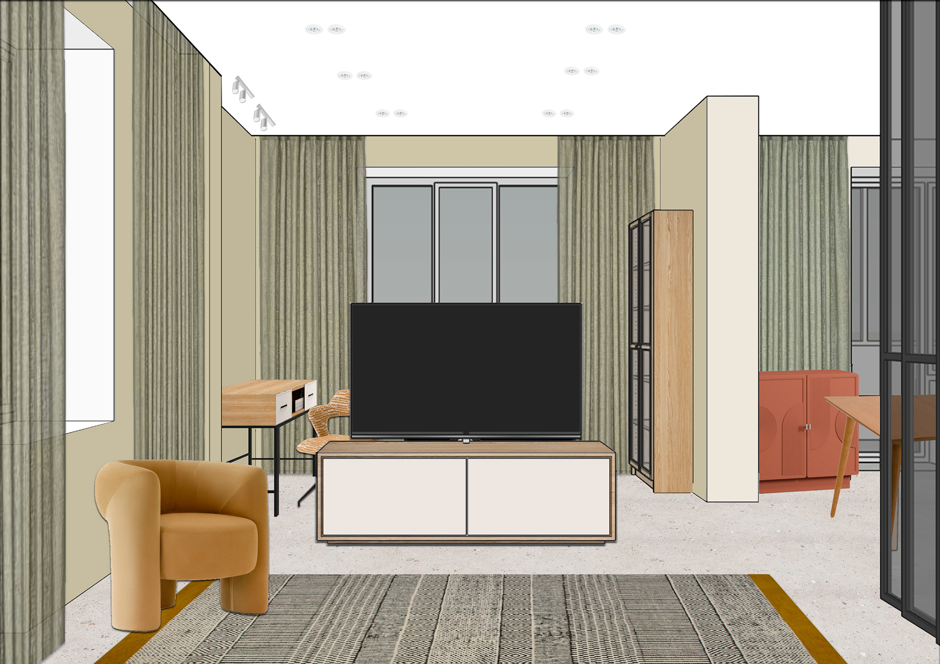 Family Apartment Interior 107sqm 丨Russia-25