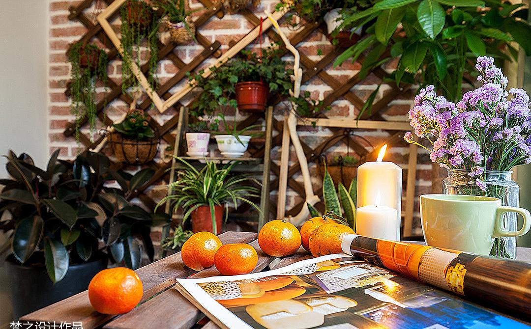 梵之设计丨平层丨悠悠的彩虹之家-25