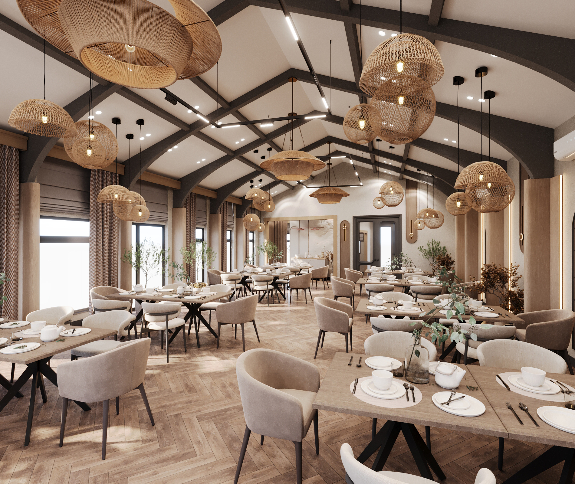 160平方米餐厅室内设计丨亚美尼亚丨Design_14,Narek Azaryan-34