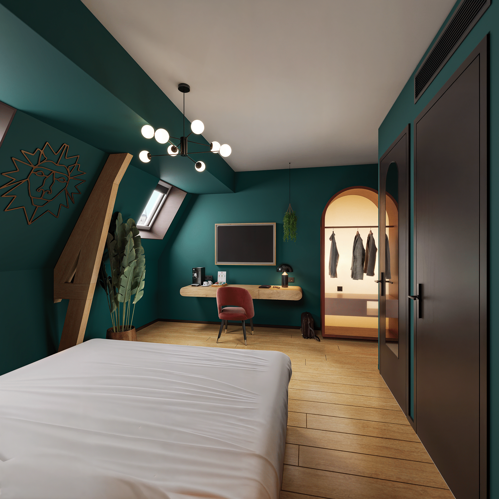 阿尔德酒店 - 客房丨荷兰海牙丨Split Level Studio-18