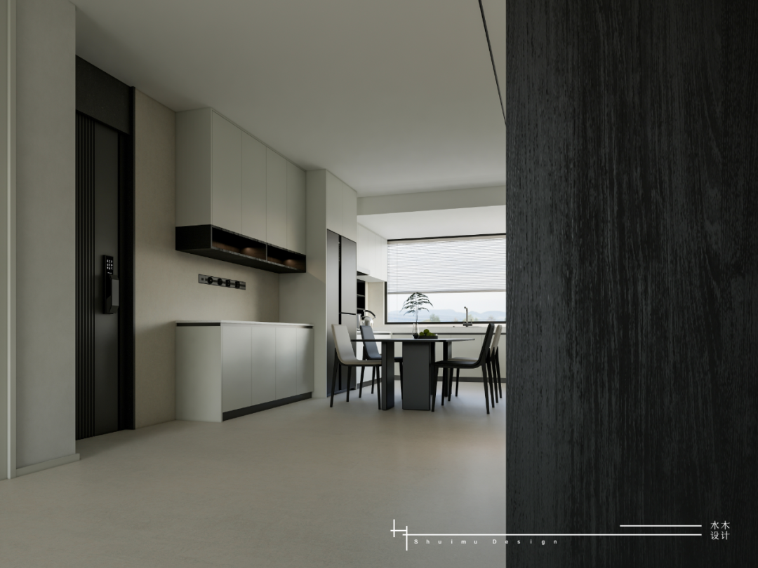 新作 · 万松花园96平 · 黑白构序,极简留白丨水木设计-31