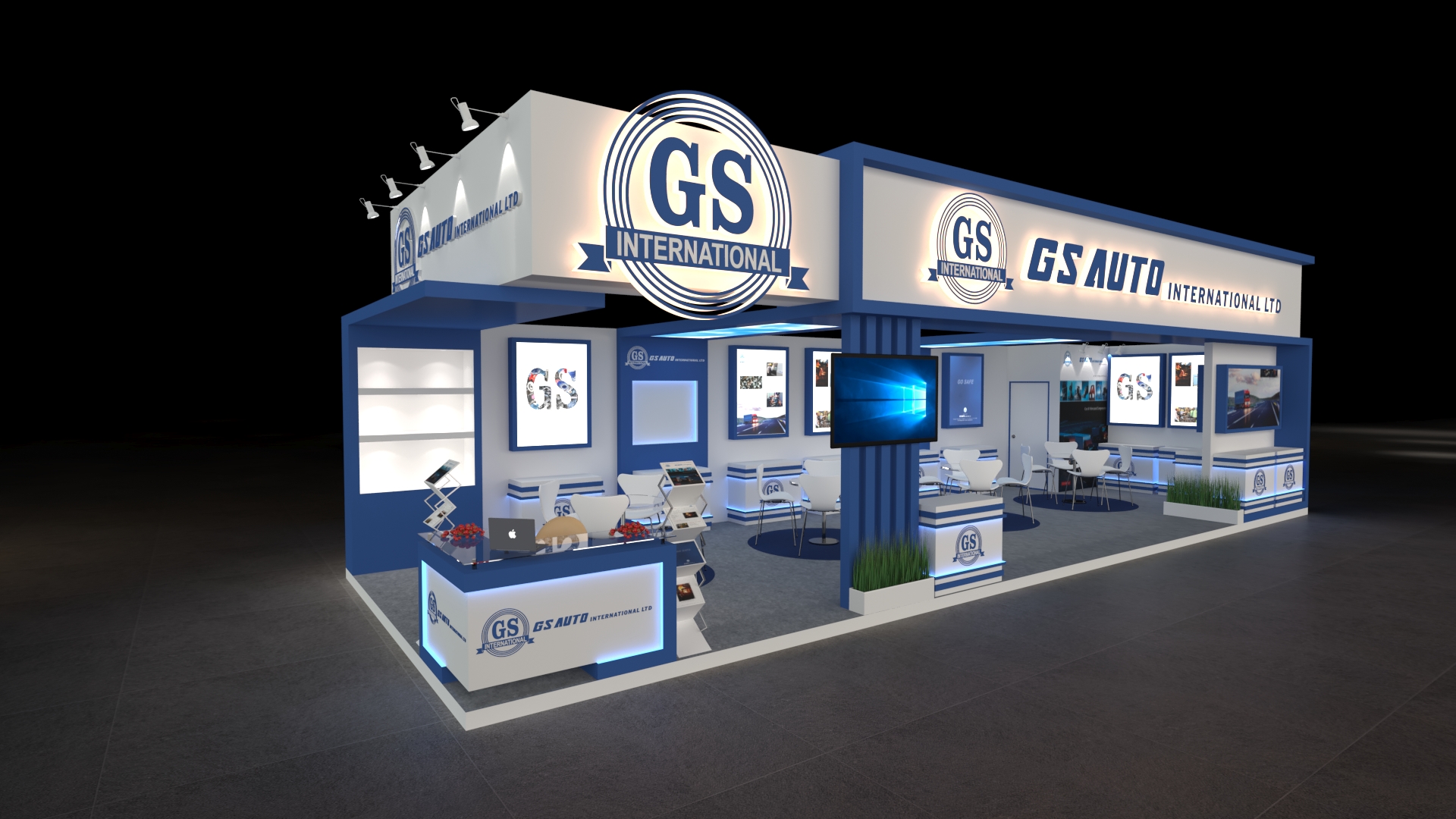 G.S Auto International Exhibition Stall Concept-3