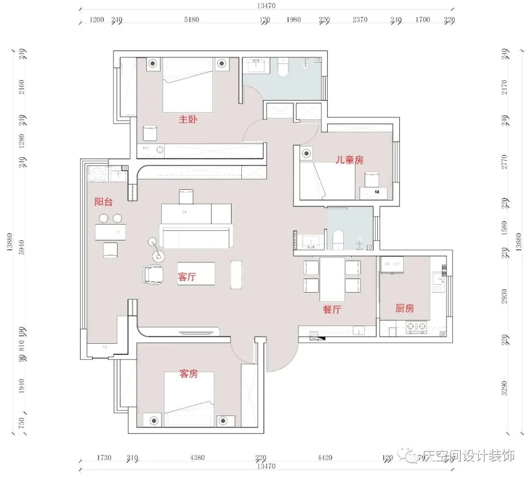 现代中式设计,轻松与舒适的诗意居所丨庆设计&禹果软装-12