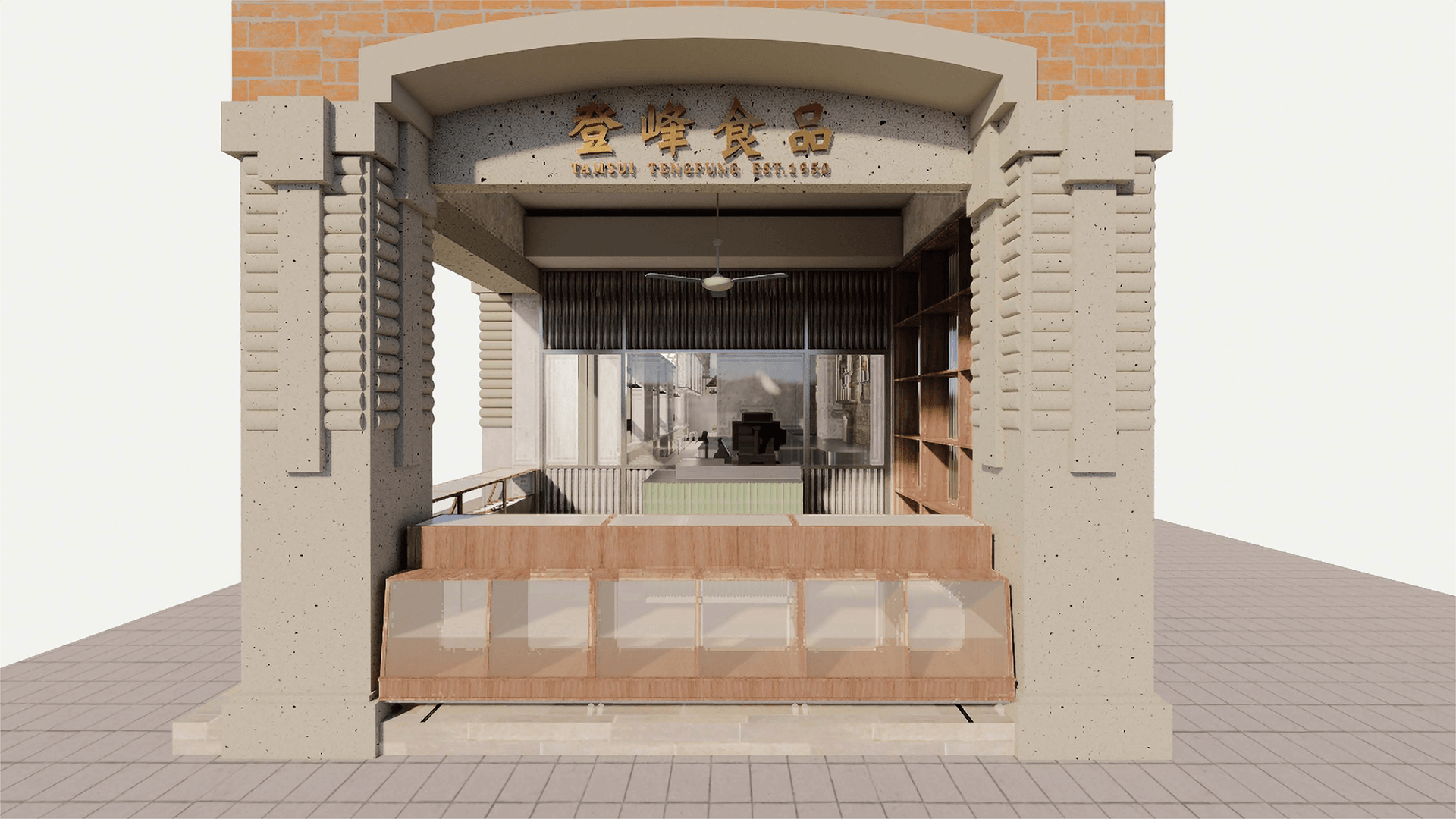 淡水登峰魚酥店面改造計畫丨中国台湾丨Wey Shih-24