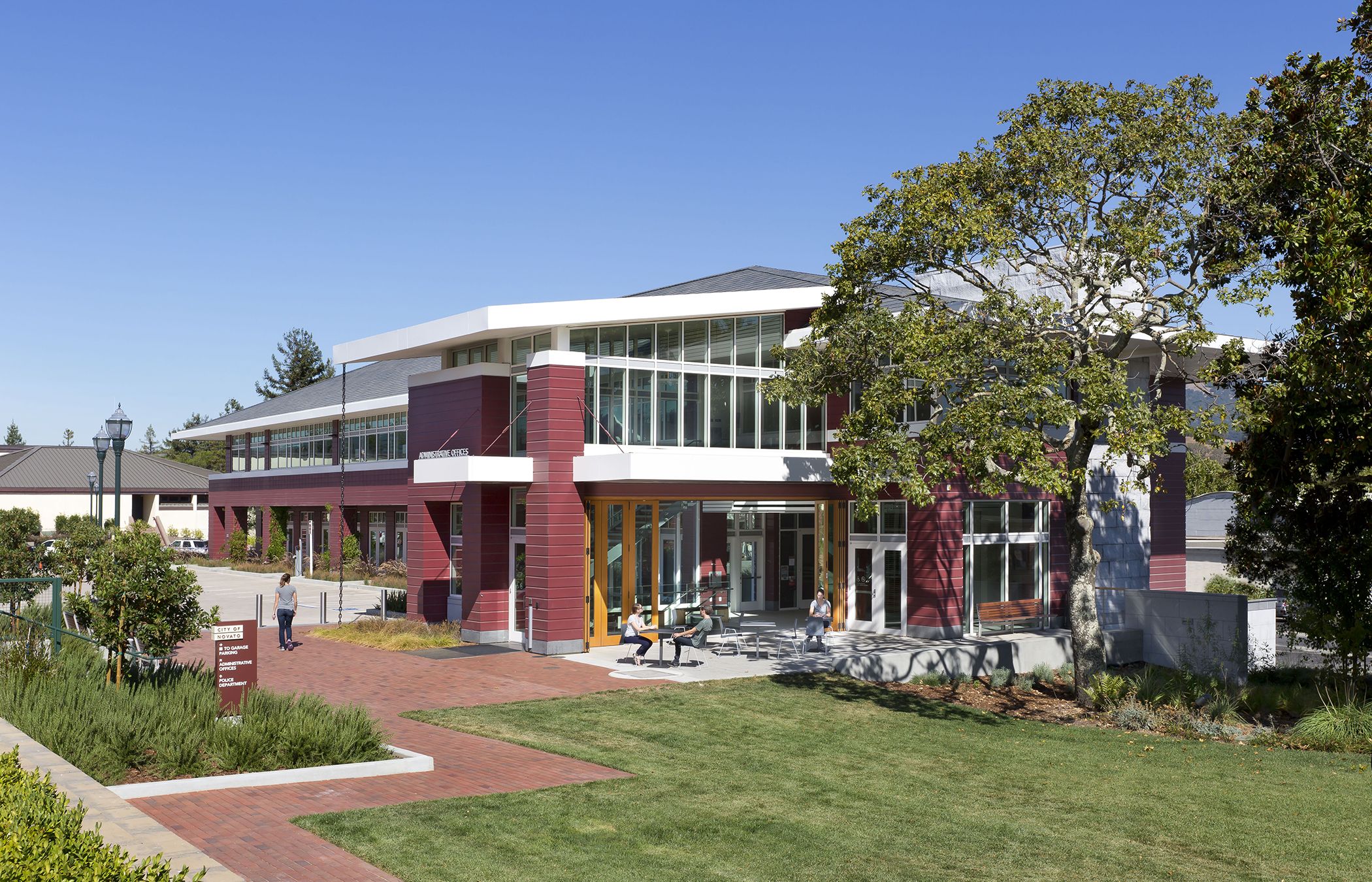 Novato Civic Center City Administrative Office Building -0