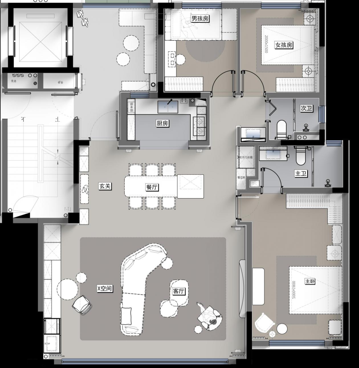 成都万科·锦上扬华126㎡样板间丨中国成都丨深圳市蜜尔室内艺术设计有限公司-29