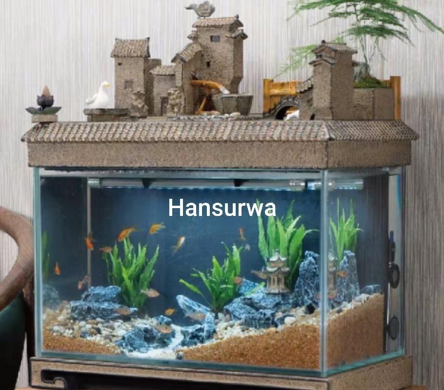 
家居仿石鱼缸 -3